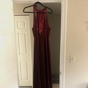 Long Velvet Dress